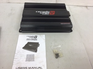 Cerwin Vega 4 Channel Amplifier, Untested, E-Commerce Return