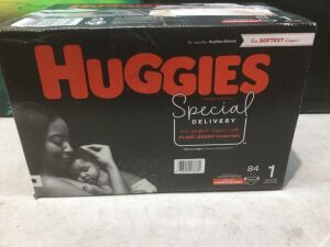 Huggies Special Delivery Baby Diapers, Size 1, 84 ct 