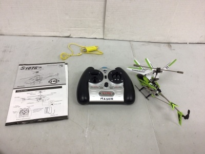 Zyma RC Helicopter, Powers Up, E-Commerce Return