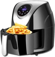 Compact Air Fryer,Oil Free Presets Touchscreen Hot Air Fryer Oven,Auto Shut Off,&nbsp;LED Digital Display. Powers On/Not Tested Further