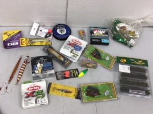 Lot of (20) Fishing Supplies, E-Commerce Return