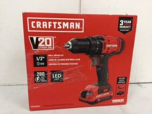 Craftsman Drill Driver, No Battery, Untested, E-Commerce Return