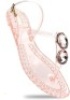 Shoe Republic LA Open Toe Strappy Gladiator Style Sandal Shoes. Color: Nude. Size: 9. Appears New