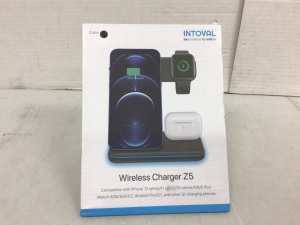 Intoval Wireless Charger Z5, Powers Up, Appears New