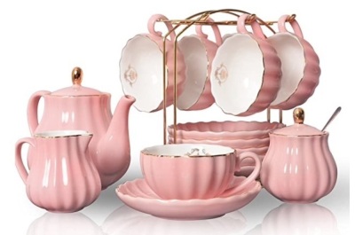 British Royal Series Porcelain Tea Set, Appears New