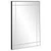 Modern Decorative Rectangular Frameless Wall Mirror - 36x24in