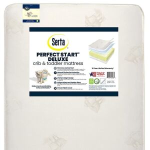 Serta Perfect Start Deluxe 2-Stage Crib and Toddler Mattress