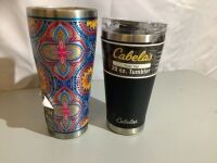 Lot of (2) Insulated Cups, 1 Missing Lid, Ecommerce Return