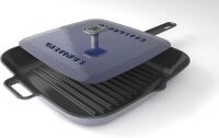 Marquette Castings Enameled Grill Pan with Press&nbsp;