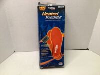 Heat Factory Heated Insoles, Wireless & Rechargeable, XLarge, Appears New