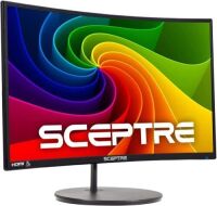 Sceptre 24" Curved 75Hz Gaming LED Monitor Full HD 1080P HDMI VGA Speakers, VESA Wall Mount Ready&nbsp;