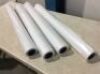 Lot of (4) Rolls of 20# Plotter Paper, 2" Core, 36" x 150'&nbsp;