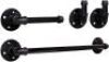 Lot of (8)&nbsp;Kenley Industrial Pipe Wall Mount Bathroom Hardware Sets