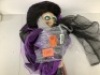 Wicked Wanda Standing Animatronic Witch with Sounds, LED Eyes - 5ft