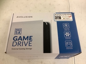 Avolusion External Gaming Storage, 3TB, New