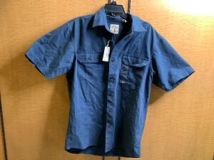 Red Head Antique Blue Men's Shirt, Large, Appears New