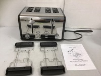 Joofo 4 Slice Toaster, Powers Up, E-Commerce Return