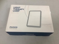 Miroco Light Therapy Lamp, Powers Up, E-Commerce Return