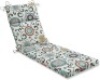 Pillow Perfect Outdoor/Indoor Pom Play Peachtini Chaise Lounge Cushion. Appears New. E-Commerce Retun