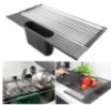 Dish Drying Rack w/ Cutlery Holder, Appears New