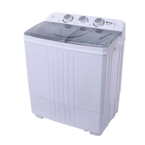 Portable Mini Twin Tub Washing Machine, 16.5lbs 