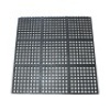 Dura-Chef Commercial Interlock" Anti-Fatigue Rubber Matting, 36" x 36" x 1/2", Black. Appears New
