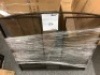 3-Panel Simple Steel Mesh Fireplace Screen w/ Rustic Worn Finish - 47x29in