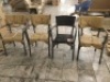 Lot of (4) Pier1 Del Ray Mocha Stacking Chairs. Appear New