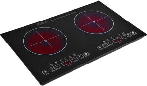 Frifer Portable Double Burner Electric Cooktop 