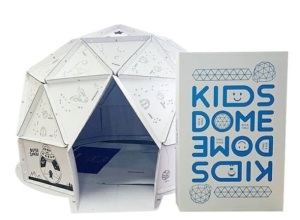 KIDS SPACE DOME & TABLE - Art & Craft Cardboard Geodesic Dome, Appears New