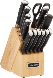 Cuisinart Classic Forged Triple Rivet Knife Set - 15 Pieces