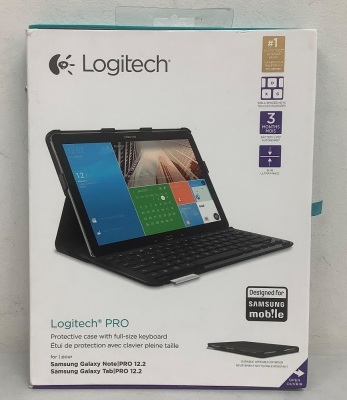 Logitech Pro Case w/ Keyboard, Untested, E-Commerce Return