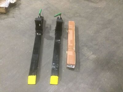 Clamp On Pallet Forks & Stabilizer Bar 