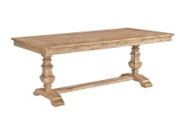 Pier1 Bradding Extension Dining Table in Stone Wash Natural. Appears New