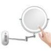 8" Wall Mounted LED Touch Double Sided Magnifying Mirror&nbsp;