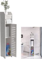 Doxo Small Bathroom&nbsp;Floor Cabinet with Doors and Shelves,Toilet Paper Storage&nbsp;