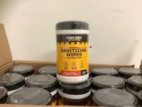 Case of Firm Grip Sanitizing Wipes, New