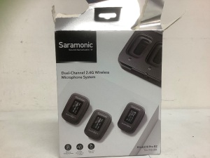 Saramonic Dual Channel Wireless Microphone System, Untested, Appears New