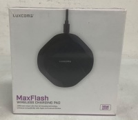 Luxcoms MaxFlash Wireless Charging Pad, Untested, Appears New