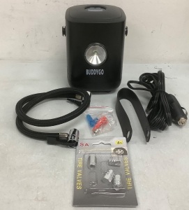 BUDDYGO Portable Air Compressor for Car Tires, Untested, Appears New