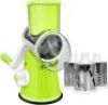 Rotary Cheese Grater&nbsp;with 3 Interchangeable Round Stainless Steel Blades