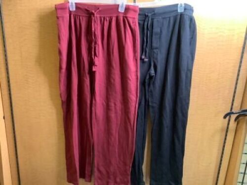 Lot of (2) Fruit of the Loom Thermal Sleeppant, XL, New