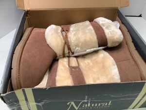 Natural Reflections Bernie Shearling Boots, 9, Appears New