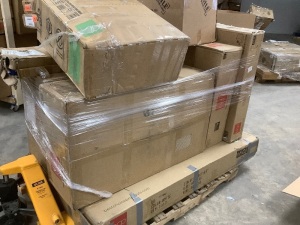 Pallet of Assorted BCP Salvage, Will Contain Missing or Broken Items