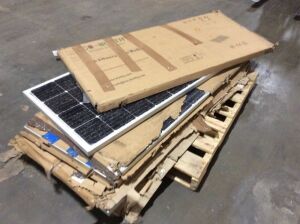 Lot of (5) Damaged Solar Panels