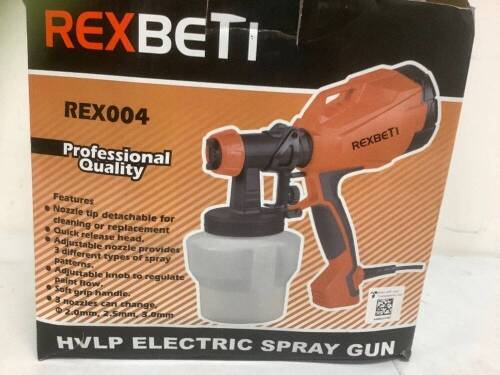 RexBeti HVLP Electric Spray Gun, Untested, Appears New