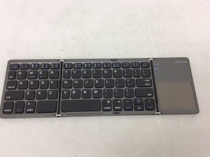 Jelly Comb Foldable Bluetooth Keyboard, No Cord, Powers Up, E-Commerce Return