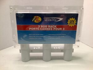 Outdoor World Marine 3 Rod Rack, Appears New