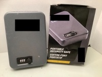 Portable Security Safe, Lot of 2, Appears New