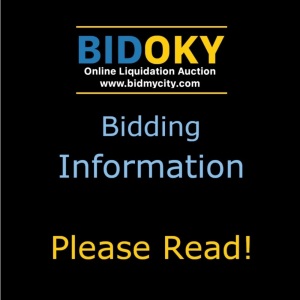 BIDDING INFORMATION - PLEASE READ!